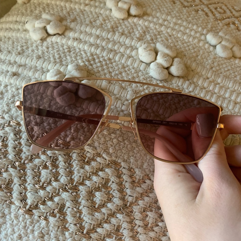 Rose gold Guess Sunglasses